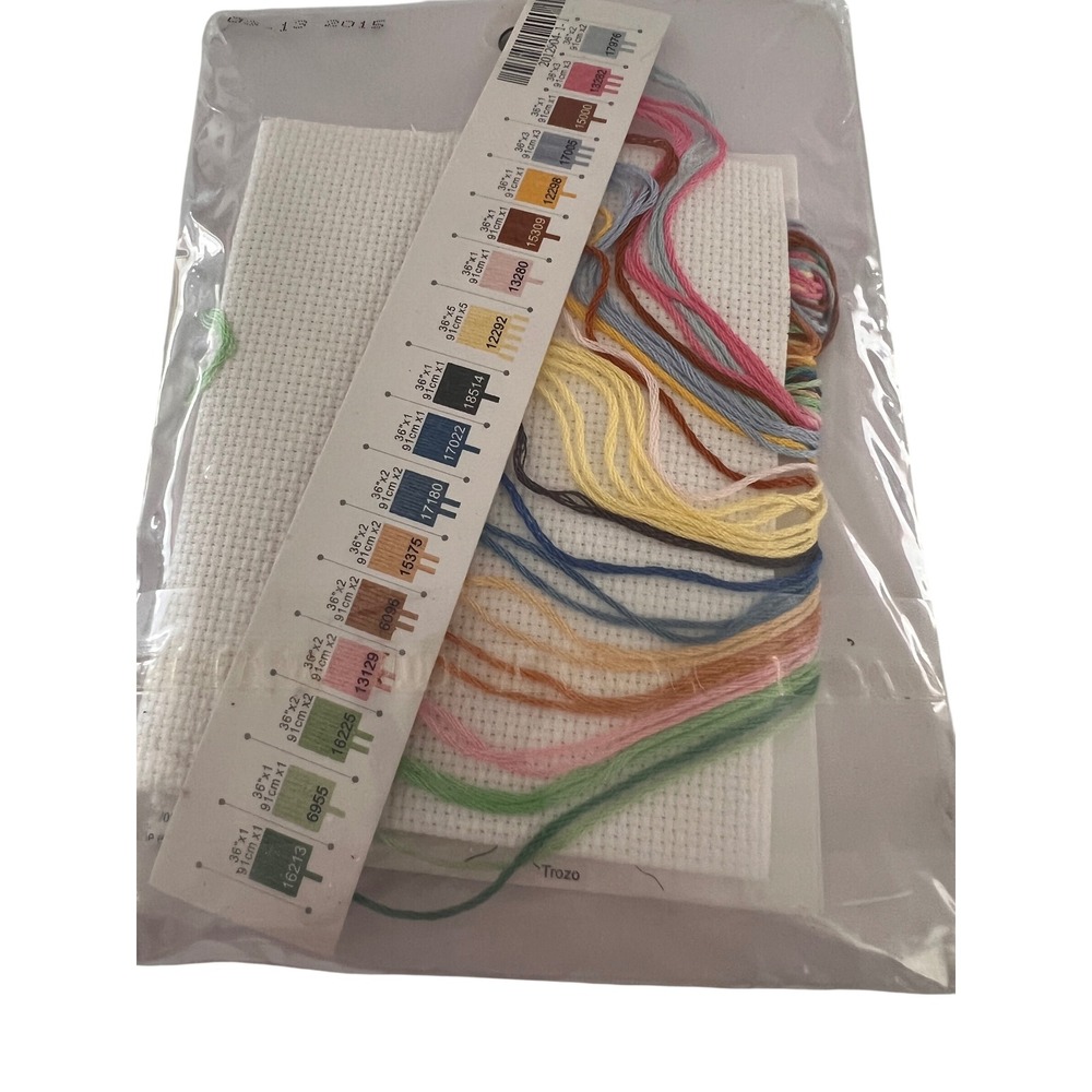 Dimensions Baby Block Birth Record Counted Cross Stitch Kit 73049 Teddy Bear 5x7 - Picture 6 of 6